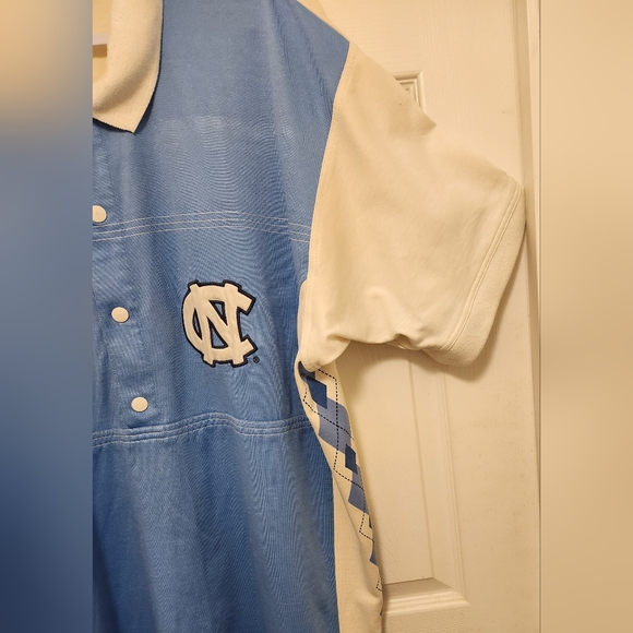 North Carolina Tar Heels UNC Nike Half Button Shooting Shirt Mens XLarge Vintage - Picture 6 of 10